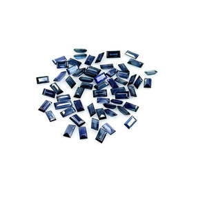 Natural Bangkok <b>Blue</b> Sapphire Untreated 2x3mm Brilliant Cut Baguettes Gemstone Material <b>Opal</b> Aquamarine From Natural Gems - Product Image 1