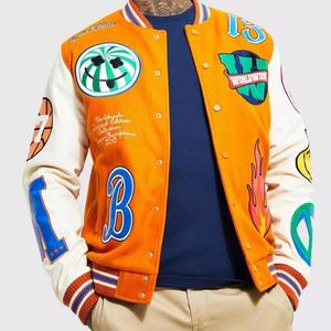 Veste blazer en cuir suédé marron tanné pour hommes veste universitaire présidentielle à séchage rapide avec fermeture à glissière toutes les tailles disponibles - Product Image 1