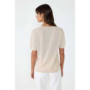 Camiseta brillante con cuello en V - Product Image 5