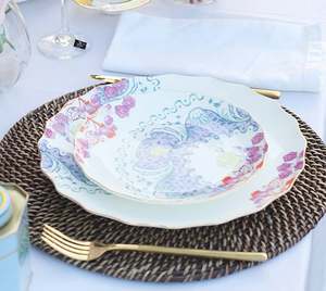 Manteles individuales de ratán para decoración de cena de mesa, posavasos redondo, manteles tejidos a mano para boda, fiesta, decoración de Hotel, hecho en Vietnam - Product Image 4