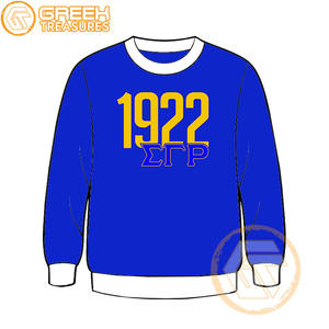 Sudadera de lana de algodón Sigma Gamma Rho personalizada de alta calidad, Jersey bordado, chaqueta para mujer, ropa griega, estilo de hermandad - Product Image 2