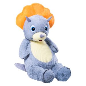Keops-Triceratops unisexe de 100cm, dinosaure gris, peluche en polyester doux, animal en peluche, technique lavée et pondérée pour tous - Product Image 2