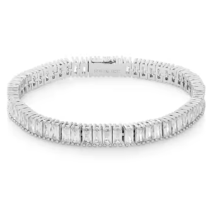 Bracelet tennis en diamant moissanite taillé en poire et plaqué or avec bracelets baguette glacée Bracelet à maillons Hip Hop pour femme - Product Image 2