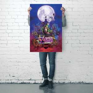 โปสเตอร์ตำนานแห่งเซลด้า หน้ากากมาจอร่า พิมพ์ดิจิทัล ของตกแต่งบ้านและของประดับตกแต่ง - Product Image 5