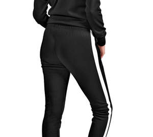 Ensemble de survêtement décontracté unisexe à manches longues avec capuche, effet délavé, jogging uni, 2 pièces - Product Image 3