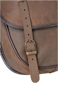 Superventas de alta calidad de cuero genuino Western Trail Tooling Carving Horse Saddle Bag - Product Image 2