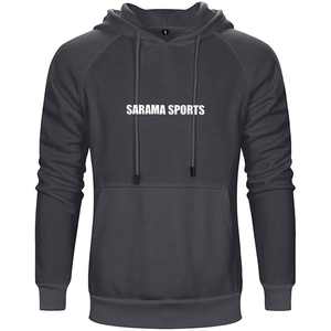 Sweat-shirt à capuche personnalisé avec broderie et impression en relief pour homme, en molleton français surdimensionné, uni et teint pour l'hiver - Product Image 1