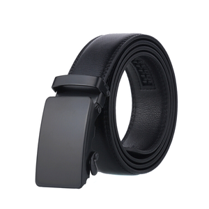 เข็มขัดคาดเอวธุรกิจลำลองสำหรับผู้ชายพร้อมหัวเข็มขัดเหล็กอัตโนมัติสายรัดยีนส์ออกแบบได้ตามต้องการเข็มขัดหนังดีไซน์คลาสสิก - Product Image 4