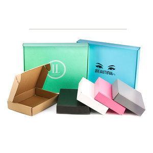 Caja de regalo personalizable en color, exhibición de fiesta de Festival en blanco, embalaje corrugado, almacenamiento, peluca, soporte de cartón, logotipo impreso de tamaño personalizado - Product Image 1