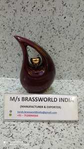 Multi Color Teardrop Adult Cremation <b>Urns</b> for Human Ashes <b>Large</b> Size Funeral Men and Women Jars With Bottom Threaded Lid <b>Urns</b> - Product Image 5