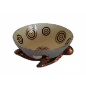 Luxury Home Hotel Restaurant Decoration Usage Designer Serving <b>Bowl</b> Finest Quality Aluminum Metal Food Fruit Serving <b>Bowl</b> - Product Image 2