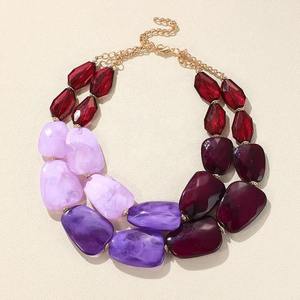 Premium Boutique Artisan Resin <b>Crystal</b> Pendant <b>Necklace</b> Women fashion pendant <b>necklaces</b> fashion jewelry <b>necklaces</b> - Product Image 2