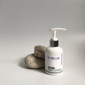 Dr.BLUE OXYGEN FOAM CLEANSER Limpiador de espuma suave con ingredientes seguros Mejor precio y buen producto Hecho en Corea (140g) - Product Image 1
