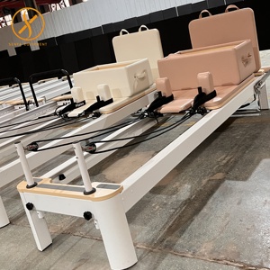 Reformer de Pilates de Aleación de Aluminio Blanco en Oferta, Venta Directa de Fábrica para Entrenamiento Corporal - Product Image 1