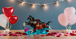 Modern Two-Running-Horse Feng Shui Statue for Home Decor Handmade Wedding Gift Birthday Housewarming Award Ceremony Showpiece - Product Image 6