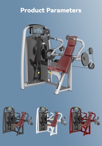 Machine de musculation en acier réglable, presse de puissance, entraînement des bras, <span class=keywords><strong>extension</strong></span> des <span class=keywords><strong>triceps</strong></span> en position debout, pile de poids de 70 kg, usage commercial - Product Image 5