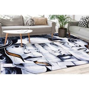 Tapis d'art graffiti pour femme : Tapis d'appoint intérieur antidérapant, tapis fin non tissé - Product Image 4