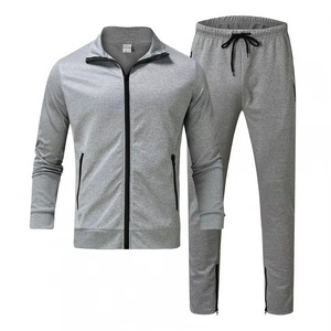 Conjunto de ropa deportiva sólida Unisex de alto rendimiento Chándal de primavera transpirable para deportes al aire libre - Product Image 2