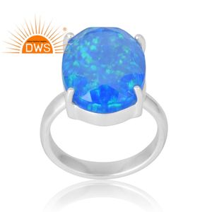 แหวนพลอยโอปอลไฟสีเขียวเงินสเตอร์ลิงเครื่องประดับที่กำหนดเองสำหรับผู้หญิงของขวัญสำหรับผู้หญิงสำหรับเธอ - Product Image 1