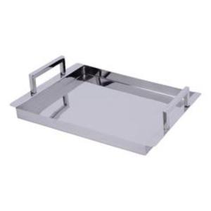 Elegante bandeja de servicio de acero inoxidable hecha a mano para proporcionar comodidad y belleza en las necesidades de servicio - Product Image 4
