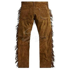 กางเกงหนังกลับสำหรับผู้ชายกางเกงสำหรับผู้ชายดีไซน์ล่าสุด - Product Image 2