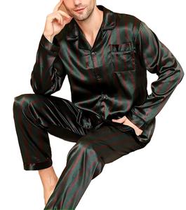 ชุดคลุมผ้าไหมซาตินคุณภาพสูงสำหรับผู้ชาย ออกแบบตามสั่ง สำหรับใส่นอนช่วงฤดูร้อน ชุดลำลอง พิมพ์ลาย ใช้ในสปา พร้อมโลโก้ตามสั่ง - Product Image 5