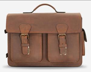 Design élégant en cuir véritable écologique léger sac pour appareil photo fermeture éclair Durable pliable facile emballage voyage en plein air inde - Product Image 1