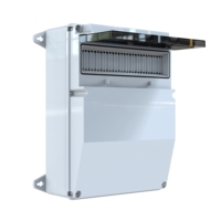 Boîtier d'instrumentation électronique blanc IP44 en plastique ABS moulé par injection, montage en surface, capacité de distribution MCB 5-9-15