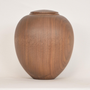 Factory Wholesale Natural Walnut Wooden Urn <b>for</b> Human <b>Ashes</b> Adult Large Urns Memorial <b>Box</b> <b>for</b> Adult from Vietnam - Product Image 1