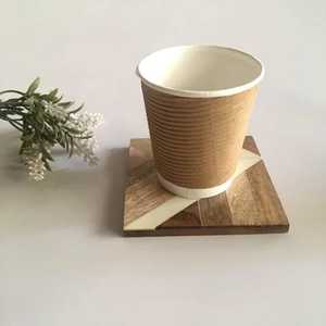 Posavasos Cuadrado de Madera de Diseño Único para Taza de Té, para Uso en el Hogar, Hotel o Restaurante, Precio al por Mayor, Hecho a Mano en India, Estilo Clásico - Product Image 6