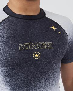 Marca alta GSM UNISEX KINGZ Edición Especial entrenamiento de artes marciales Rashguards transpirable Galaxy Rash Guard y pantalones cortos - Product Image 6