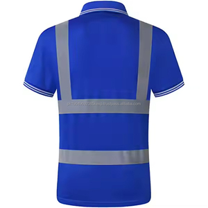 Chemise de sécurité réfléchissante à manches longues à haute visibilité pour les travailleurs de la construction et les panneaux de signalisation routière - Product Image 3