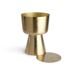 Vente en gros de jardinières en métal brillantes magnifiquement faites à la main fabricant et exportateur de décorations pour la maison nouveau design de jardinière faite à la main - Product Image 3