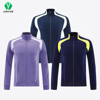 Conjunto de chándal de fútbol para jugador, camiseta de entrenamiento de manga larga con media cremallera, camisetas de fútbol de calidad tailandesa, chaquetas y ropa de abrigo