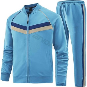 Trajes de chándal de poliéster y algodón 2022 para hombre, doble deslizador, Panel Reversible, trabajo, OEM, conjunto de dos piezas, ajuste holgado, ecológico, de talla grande - Product Image 1