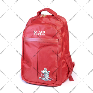 Sac à dos Kapa Alpha Psi durable rembourré personnalisé sac d'école cartable voyage équipement de fraternité usage quotidien - Product Image 1