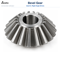 Module OEM compact, ensemble d'engrenages coniques hélicoïdaux en acier inoxydable sur mesure pour réducteur de générateur, pièce OEM usinée CNC avec usinage par électroérosion à fil
