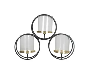 Bougeoir design moderne de luxe en métal fait à la main pour la décoration intérieure Style INS unique personnalisé pour les mariages Noël - Product Image 1