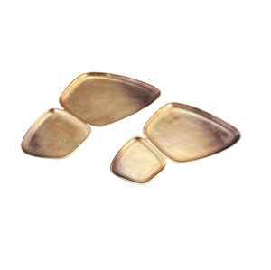 Plateau personnalisé de haute qualité fait à la main Design classique dessus de table plateau en métal décoratif maison et hôtels plateaux de service de fête de mariage - Product Image 1