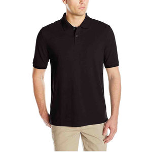 Polo en coton et polyester à manches courtes, streetwear décontracté, logo imprimé personnalisé pour hommes et femmes, service OEM de polo - Product Image 2
