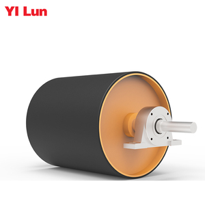 Polea transportadora de accionamiento de rodillos cubierta de goma de 1200 mm de diámetro YiLun para minería - Product Image 1