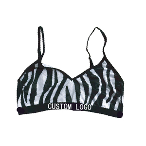 Sujetador deportivo Sexy Low for Impact para mujer, sublimación de logotipo personalizado, ropa interior transpirable sin costuras, patrón sólido de talla grande - Product Image 1