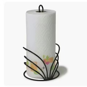 Artisanat Village TH-7555 Durable À La Main Moderne Coeur Conception Fer Métal Noir Serviette Porte-Papier pour La Maison Cuisine Table - Product Image 6