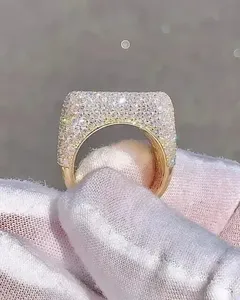 Anillo de Compromiso, Boda o Fiesta para Mujer, Plata 925, Chapado en Oro Amarillo, Blanco o Rosa de 14K, Moissanita de Corte VVS1 de 3.00 Ct - Product Image 2