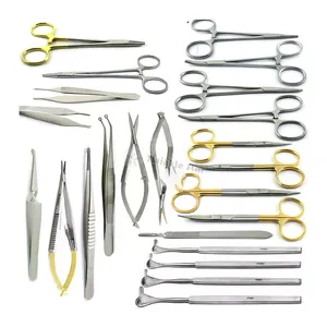 ชุดเครื่องมือผ่าตัดพร้อมกล่องสแตนเลสแบบแมนนวลส่งตรงจากโรงงาน - Product Image 1