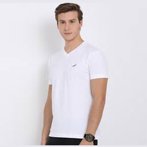 <b>Men's</b> T-Shirts V-neck Short Sleeve Slim Fit Anti-Wrinkle <b>Animal</b> Print Dobby Fabric Silk/Cotton High Quality Export Goods - Product Image 4