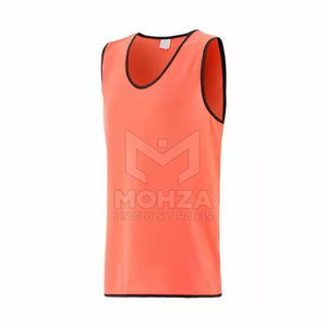 Best Selling Breathable Short Sleeve <b>Training</b> <b>Bibs</b> High Quality Solid Color Made in Pakistan - Product Image 6