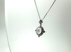 Pierre de lune pierres précieuses pendentif bijoux pour femmes argent Boho Style bijoux 925 en argent Sterling tendance à la main pendentif cadeau pour - Product Image 2