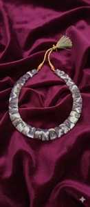 สร้อยคออเมทิสต์เลสคุณภาพสูงประดับด้วยลูกปัดอัญมณีสร้อยคอแฟชั่นสไตล์แฟชั่นพร้อมพลอย - Product Image 4