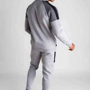 Ensemble de survêtement en polycoton gris noir premium pour homme, hiver, anti-UV, antibactérien - Product Image 3